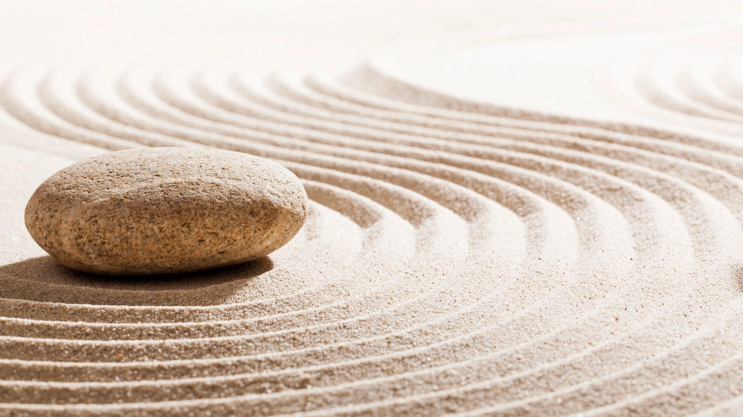 Zen stone garden representing peace and mindfulness